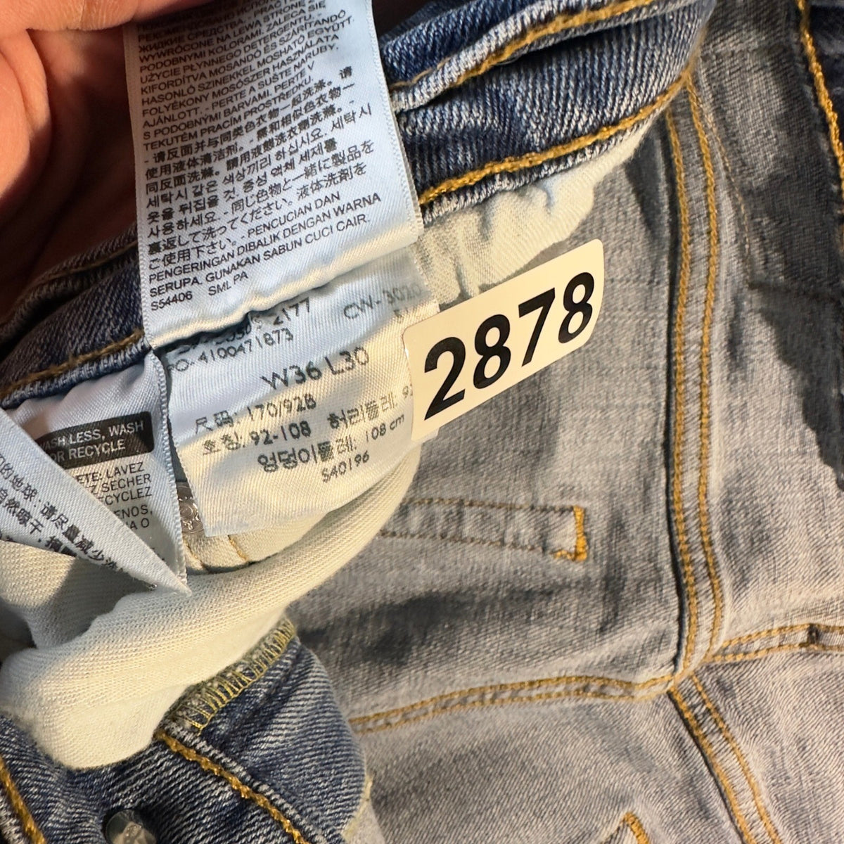 Levi's 541 Athletic Taper Jeans Mens 36x30 Blue