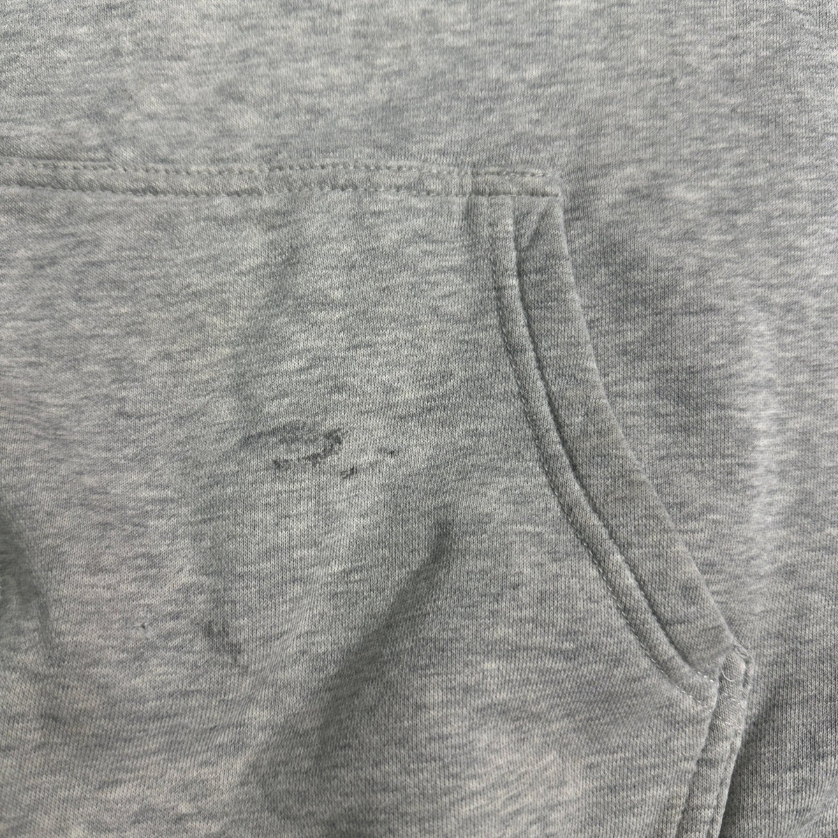 Hurley Hoodie Mens L Gray Pullover Sweatshirt Fleece Lined