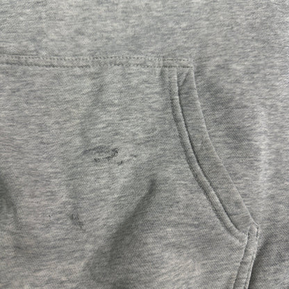 Hurley Hoodie Mens L Gray Pullover Sweatshirt Fleece Lined