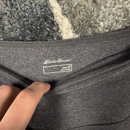 NWT Eddie Bauer Flare Yoga Pants Heather Gray High Rise SZ M