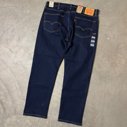 NWT Levi's 502 Taper Mens Stretch Jeans W38 L30 Dark