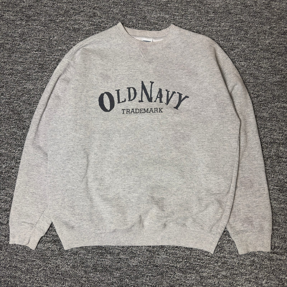 Old Navy Trademark Graphic Crewneck Sweatshirt S Gray