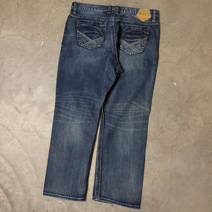 Tin Haul Straight Leg Jeans Mens 40x31 Blue Western Baggy
