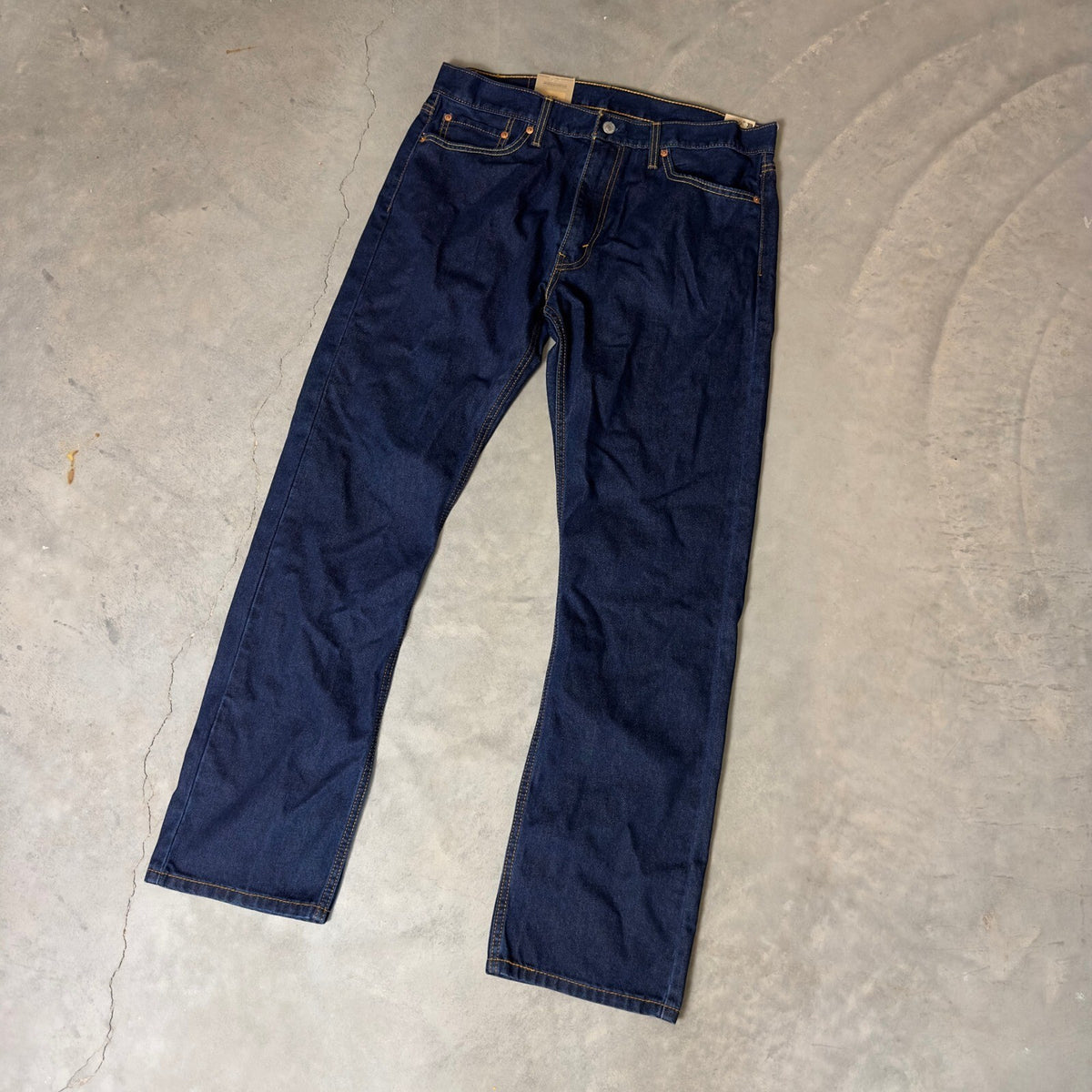 NWT Levi's 513 Slim Straight Jeans Mens 36x32 Indigo Blue