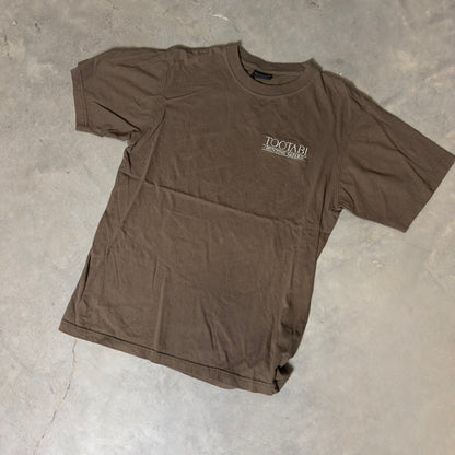 Barron Tootabi Hunting Safaris T-Shirt Mens Small Brown Tee