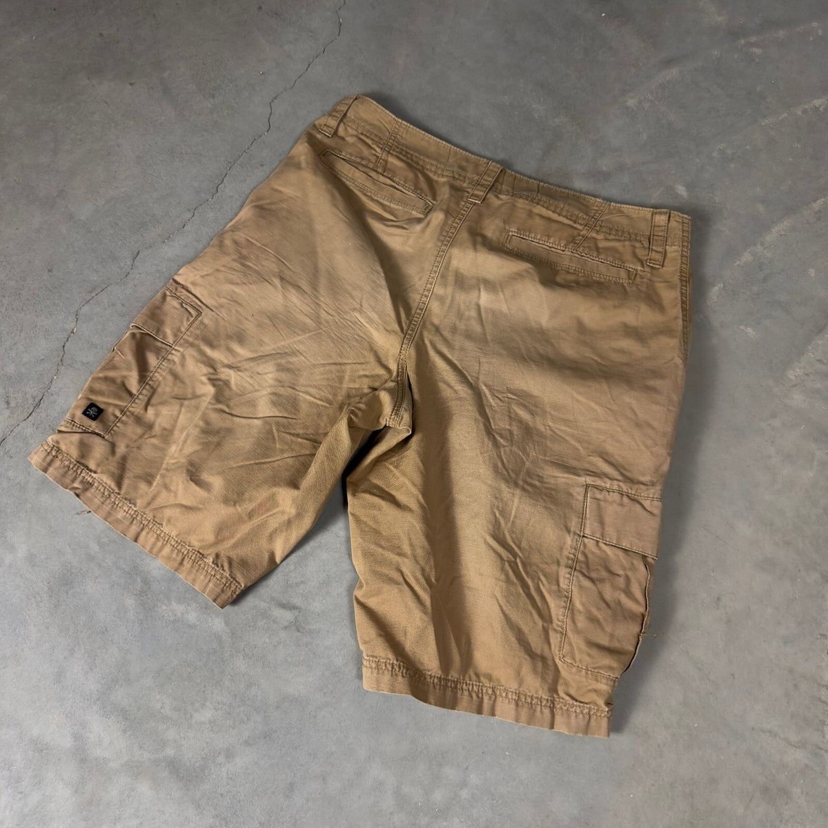 Tony Hawk Ripstop Cargo Shorts Mens 32 Tan Khaki Baggy Skate