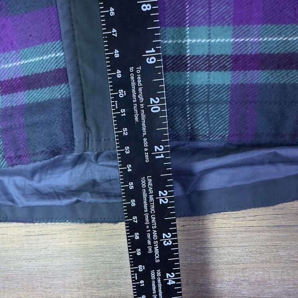Marmot Lined Hooded Jacket Womens S Plaid Outdoor Utility