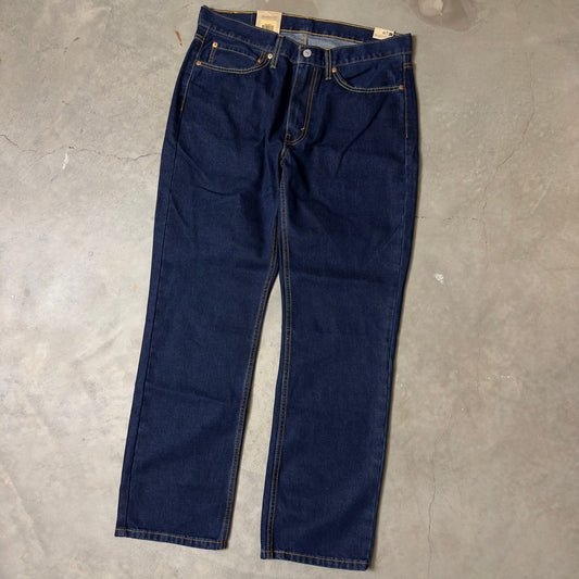 NWT Levi's 514 Mens Straight Jeans W34 L30 Dark Wash