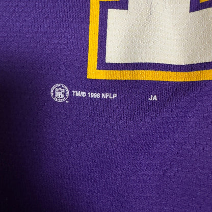 Vintage Sport Attack Mens L Purple Randy Moss Vikings Jersey
