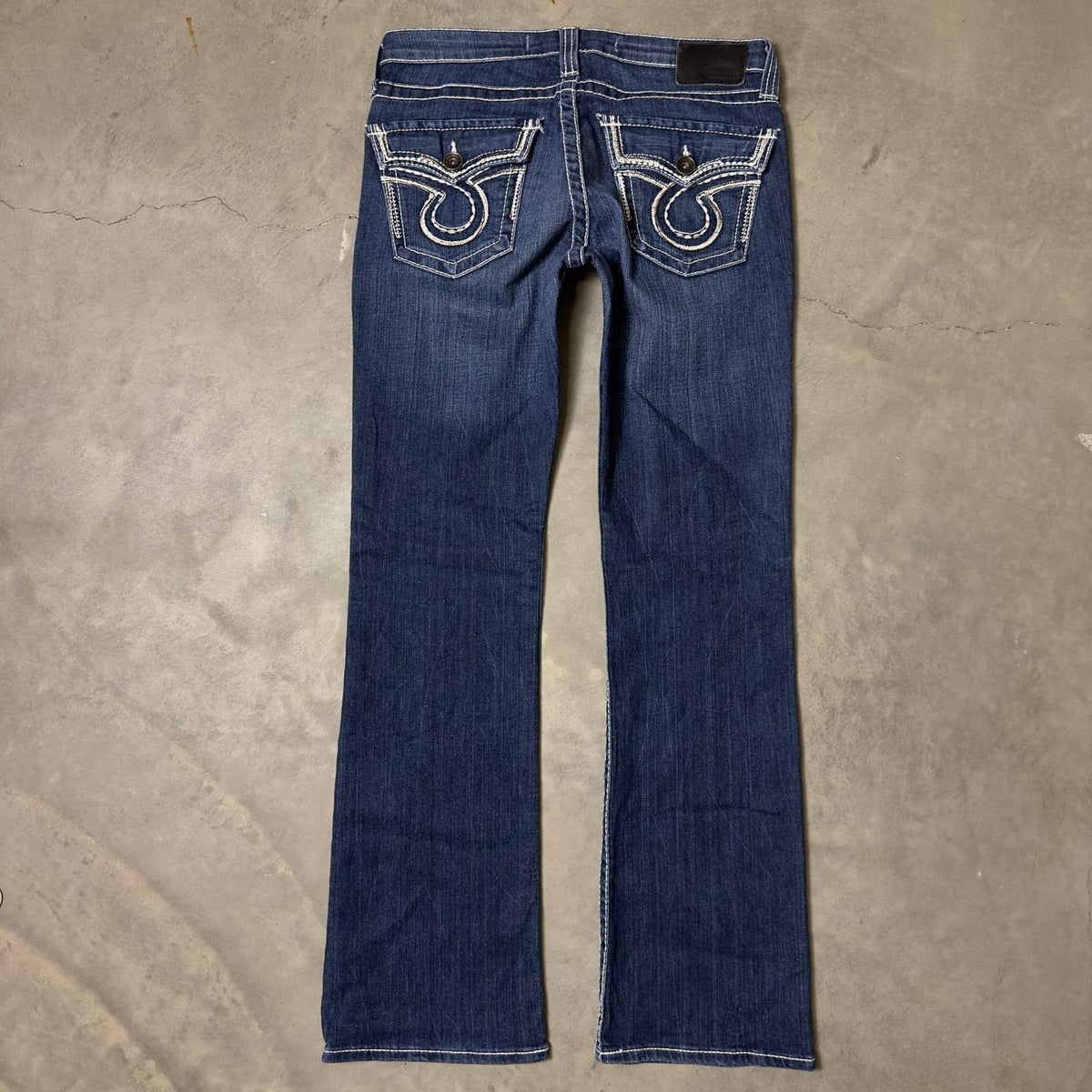 Big Star Remy Jeans Womens 30R Low Rise Dark Wash Bootcut
