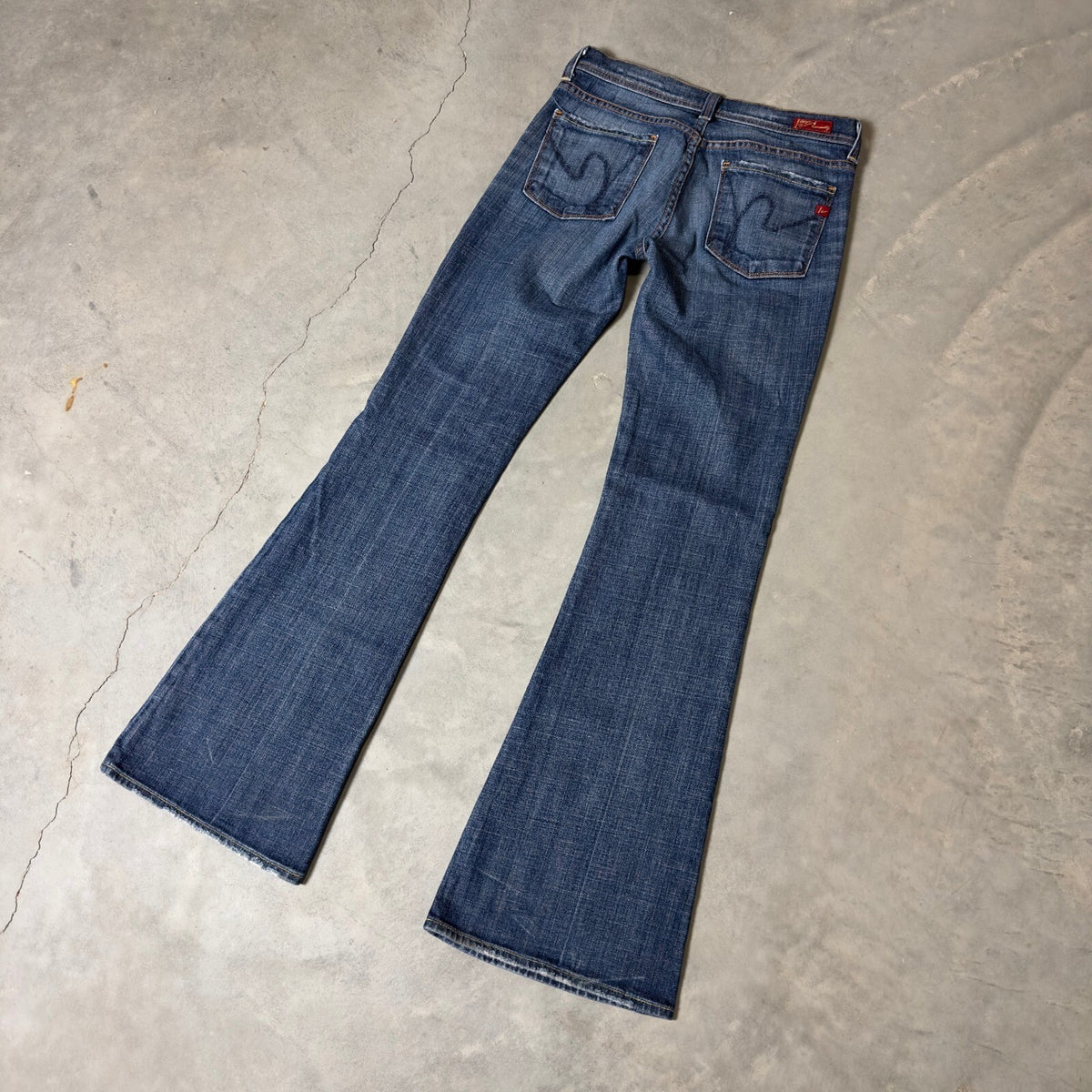 Citizens of Humanity Flare Jeans Womens 29 USA Made Low Rise