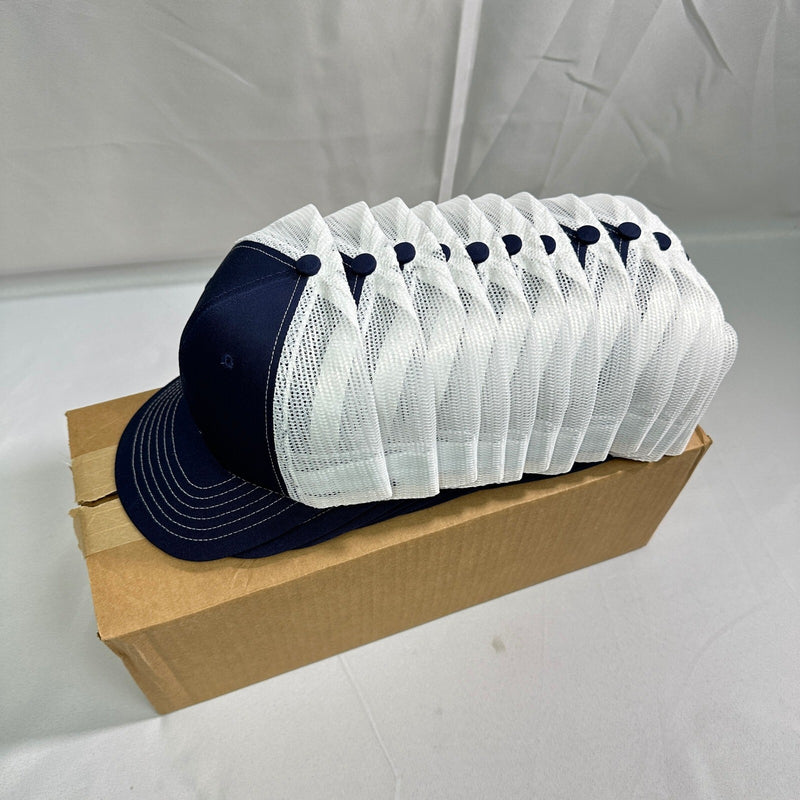 NWT JC Classics Trucker Hats Navy White Snapback Lot of 12