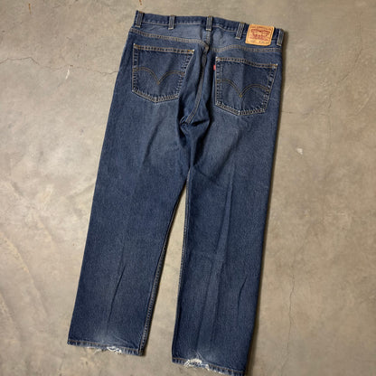 Vintage Y2K Levi's 505 Regular Jeans Mens 38x30 Medium Blue