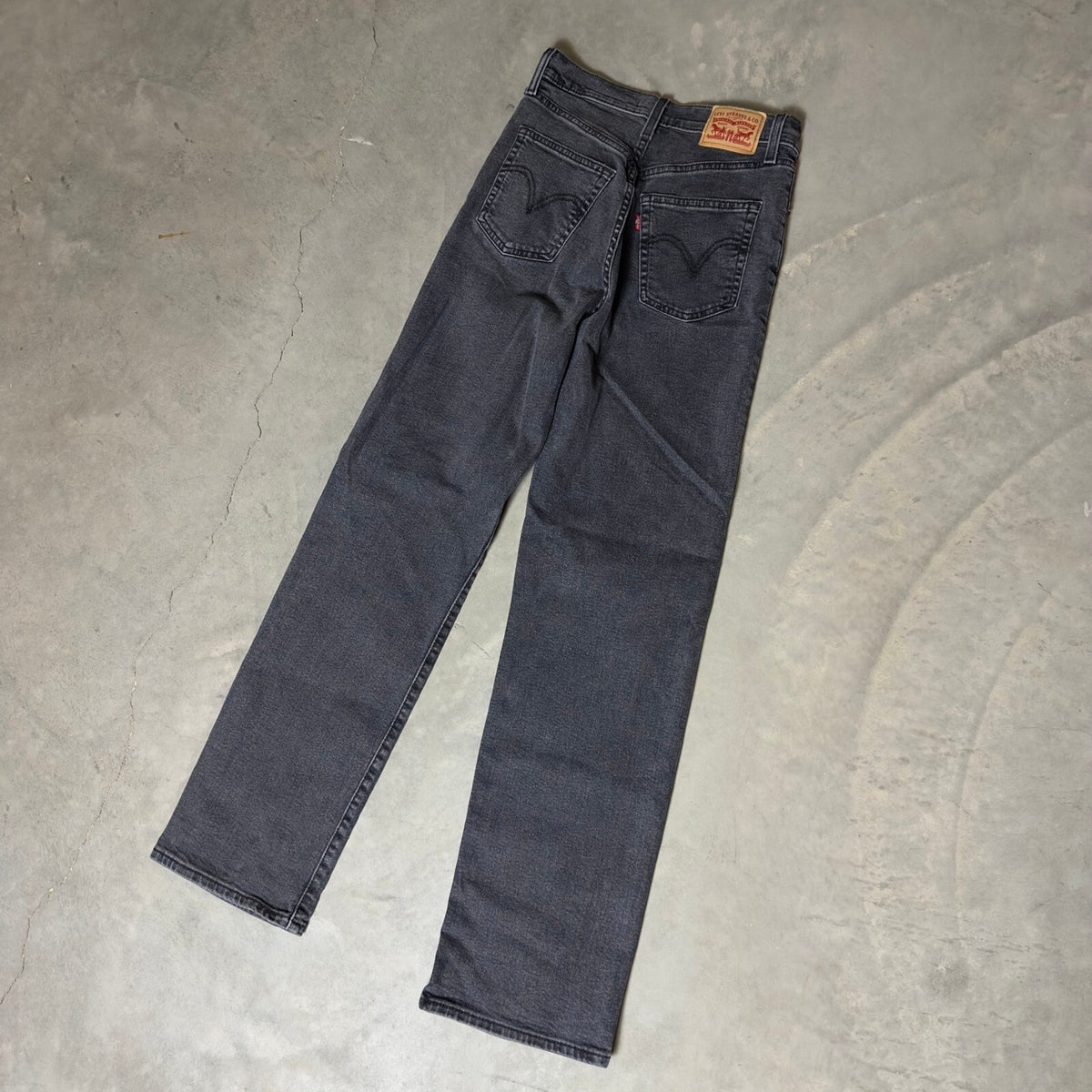 Levi's 501 Original Fit Jeans Mens W28 L32 Black Straight