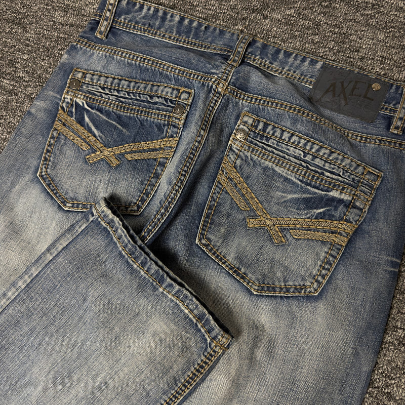 Y2K Axel Madison Jeans Mens 32x32 Medium Wash Classic