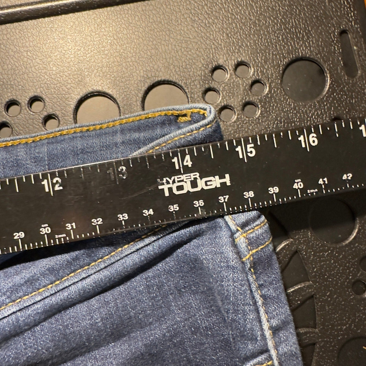 Levi's 711 Skinny Jeans Womens 29 Dark Blue Raw Hem Cropped