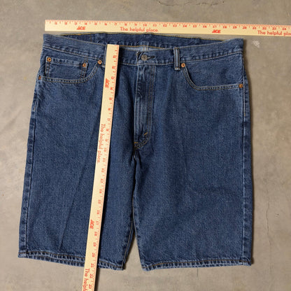 Levi's 505 Regular Fit Denim Shorts Mens 38 Baggy Summer