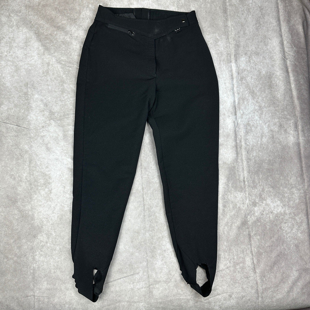 Vintage Obermeyer Stirrup Ski Pants Womens 12R Black Japan