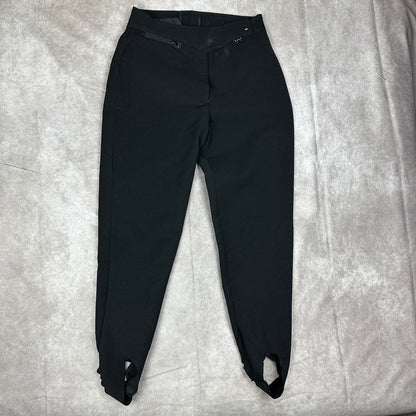Vintage Obermeyer Stirrup Ski Pants Womens 12R Black Japan