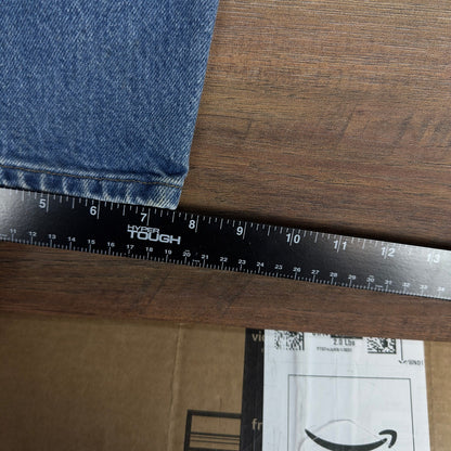 Carhartt Mens Relaxed Fit Blue Jeans Medium Wash 37x31