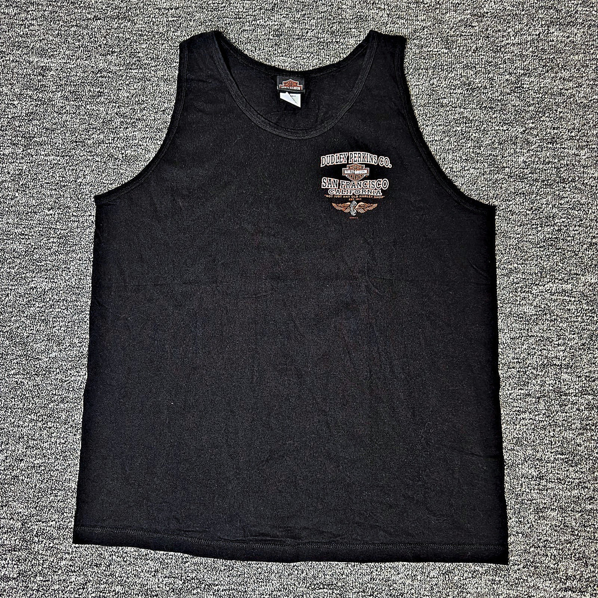 Vintage Harley-Davidson San Francisco Tank Top Mens XL Black