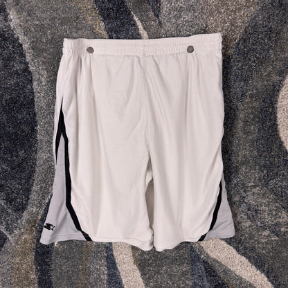 Starter Basketball Shorts Mens L White Mesh Colorblock Retro