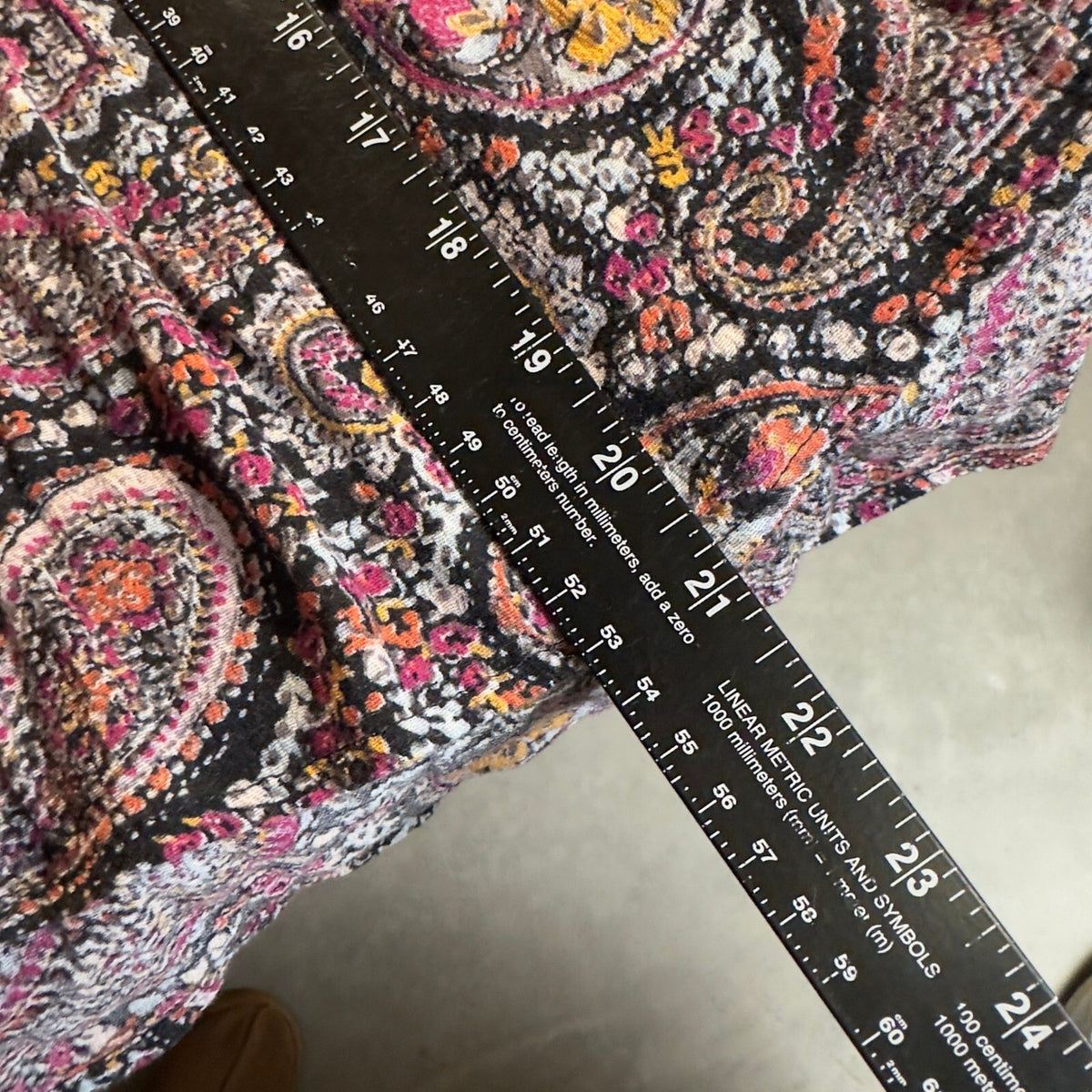 Y2K Hollister Paisley Babydoll Tank Top Womens Small Black