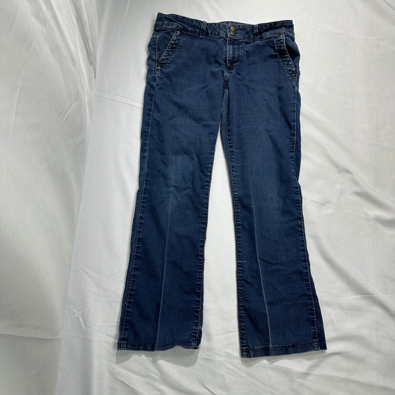 Tommy Hilfiger Bootcut Jeans Womens 12R Medium Blue Denim