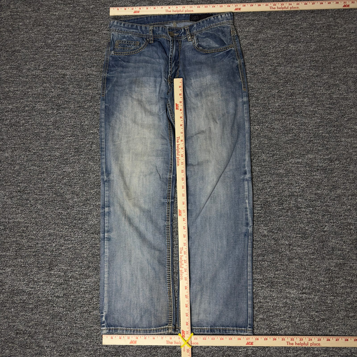 Y2K Axel Madison Jeans Mens 32x32 Medium Wash Classic
