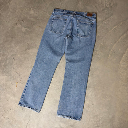 Vintage LL Bean Standard Fit Jeans Mens 35x30 Blue 90s
