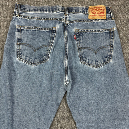 Vintage Levi's 505 Mens 36x32 Blue Denim Jeans