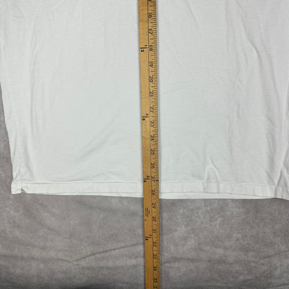 Recaro Logo T-Shirt Mens XXL White Tonal Racing Seats JDM