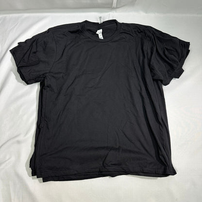 NWT Royal Apparel Men's 2XL Black T-Shirt Lot of 7 USA Made