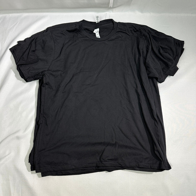 NWT Royal Apparel Men's 2XL Black T-Shirt Lot of 7 USA Made