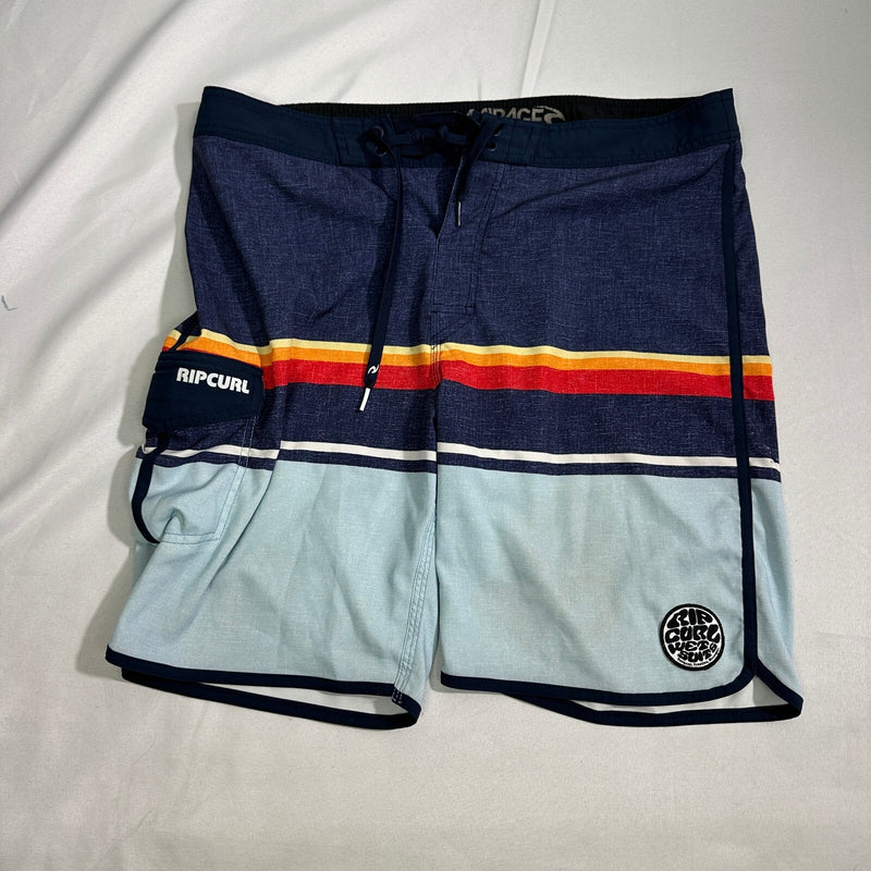 Rip Curl Mens 34 Mirage Board Shorts Blue Multi