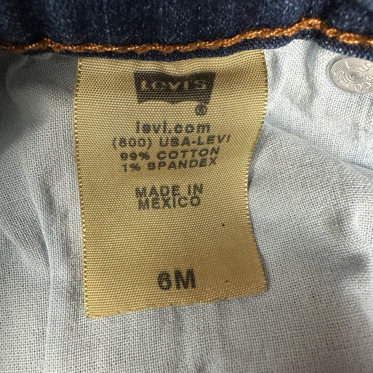 Levis 512 Perfectly Slimming Bootcut Jeans Womens 8M Blue