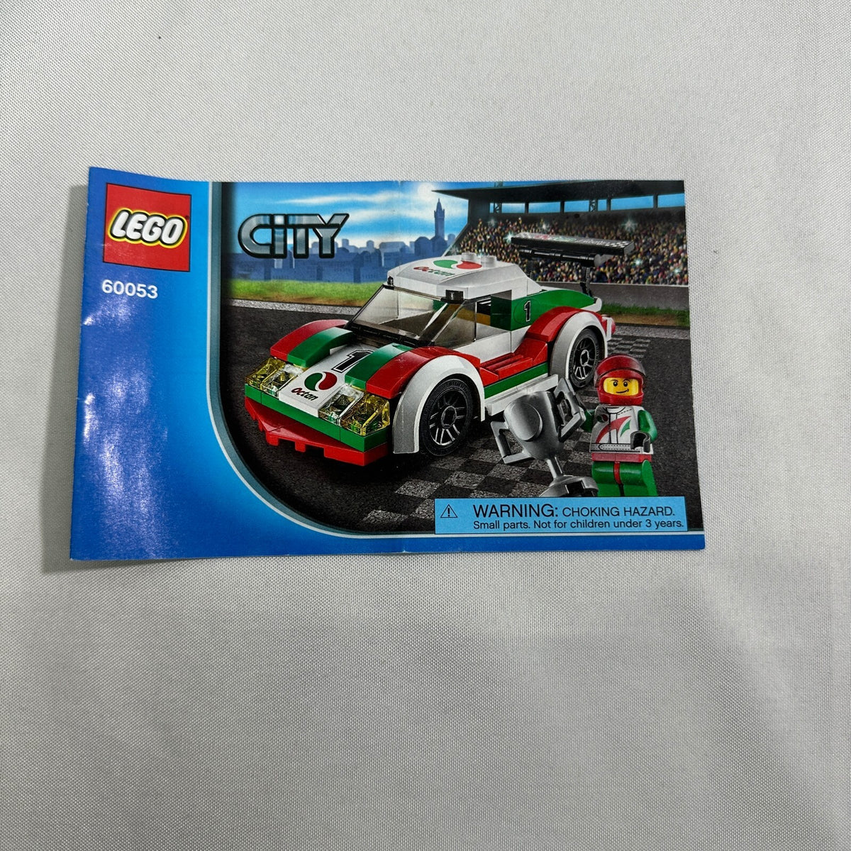 LEGO City Race Car Set 60053 with Minifigure and Trophy