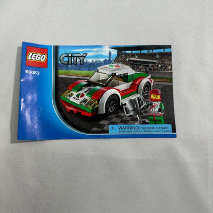 LEGO City Race Car Set 60053 with Minifigure and Trophy