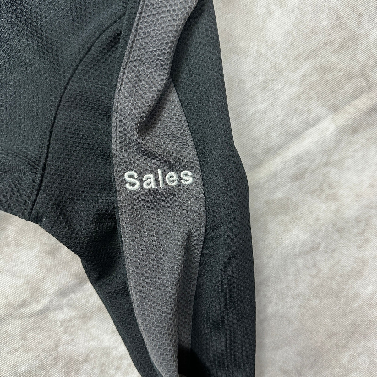 Recaro Sport-Tek Quarter Zip Pullover Mens L Black Gray JDM