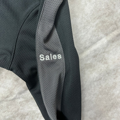 Recaro Sport-Tek Quarter Zip Pullover Mens L Black Gray JDM