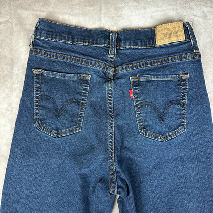 Levis 512 Perfectly Slimming Bootcut Jeans Womens 8M Blue