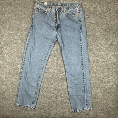 Vintage Levi's 505 Mens 36x32 Blue Denim Jeans