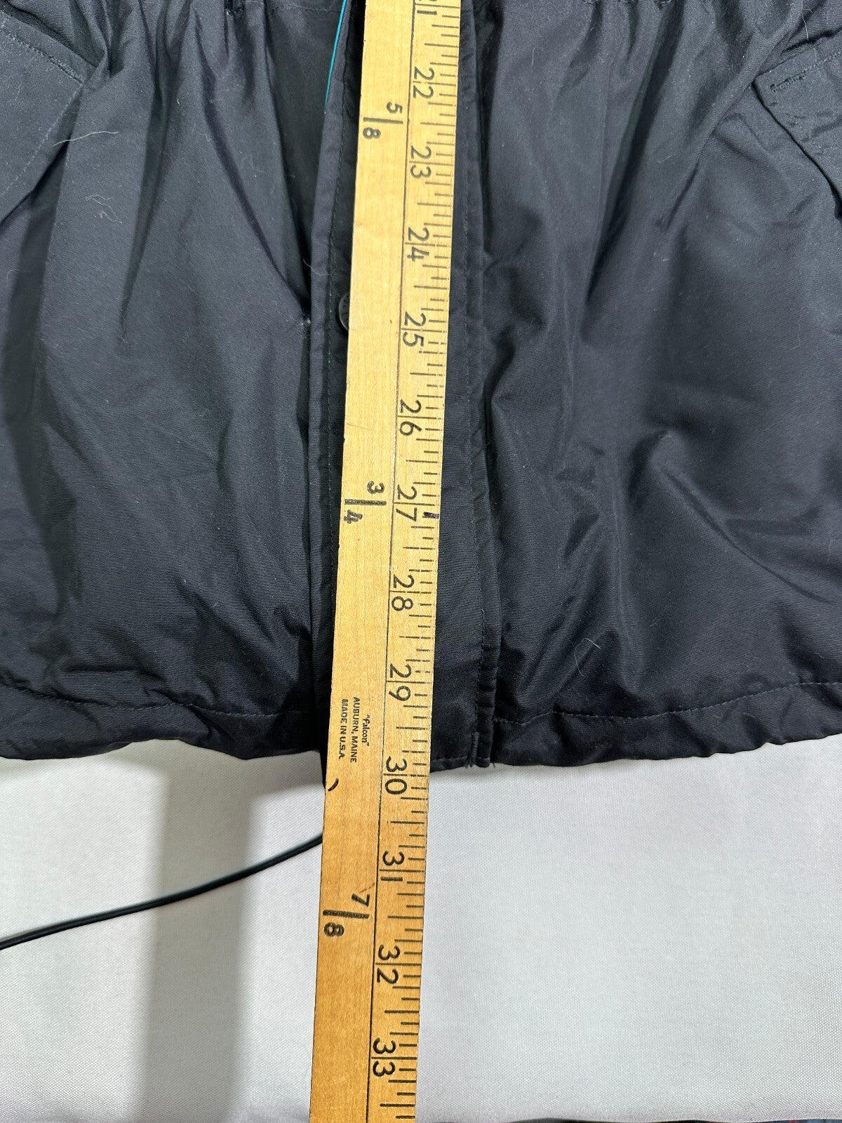 Columbia Mens M Long's Peak Black Blue Jacket