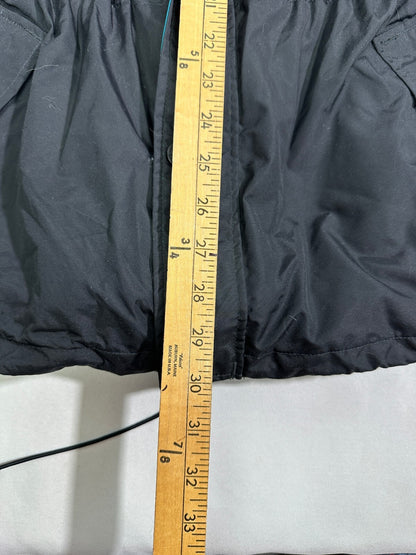 Columbia Mens M Long's Peak Black Blue Jacket