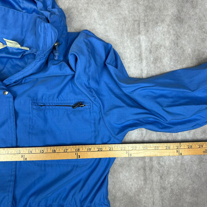 Eddie Bauer Jacket Women S Blue Hooded Parka Coat Vintage