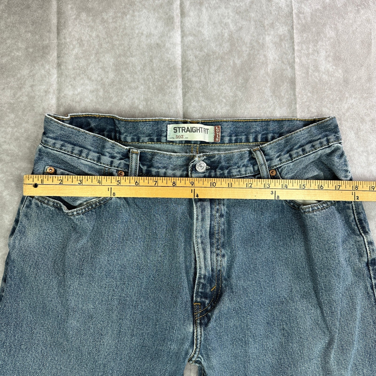 Vintage Levi's 505 Mens 36x36 Blue Straight Jeans