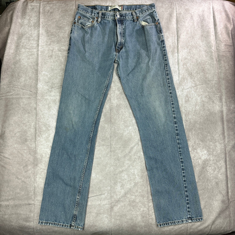Vintage Levi's 505 Mens 36x36 Blue Straight Jeans