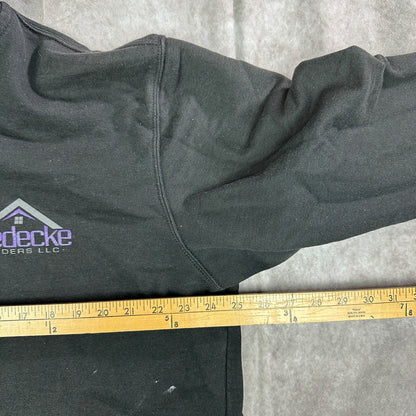 Vintage Carhartt Full Zip Hoodie Men's Large Black Workwear