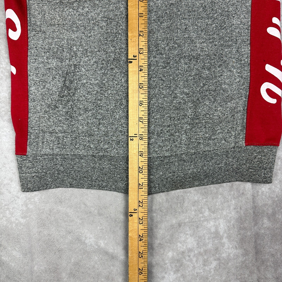 Ecko Unltd Youth Boys M 10-12 Full Zip Hoodie Gray Navy Red
