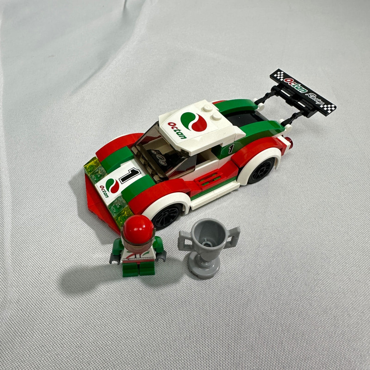 LEGO City Race Car Set 60053 with Minifigure and Trophy